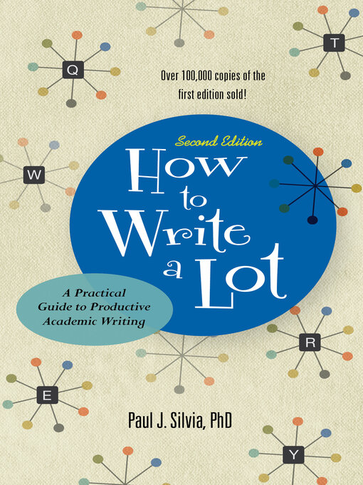 Title details for How to Write a Lot by Paul J. Silvia - Wait list